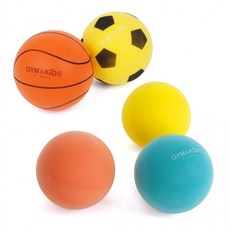 아이워너 짐앤키즈 조용한 키즈볼 층간소음방지공 공놀이 구기스포츠완구, 농구공(오렌지), 1개