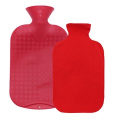 파쉬 보온물주머니 2L + 핫팩 폴리커버 레드, 1개