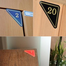 하노빅 삼각번호판 1-50 차량용숫자스티커 숫자스티커소형 숫자스티커대형, 검정 21~30