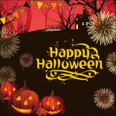 Maknuri設計萬聖節活動掛布 004-(150*150cm)