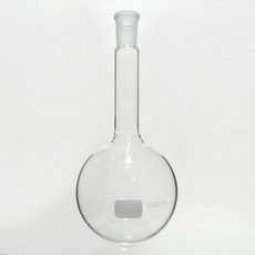 LABDIA제품 Flask Round with Joint Long Neck 조인트 긴목 환 플라스크 1000ml [FJ10201000K], 1개