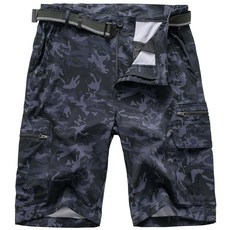 Jessie Kidden 남성용 아웃도어 캐주얼 확장 가능한 허리 경량 방수 빠른 건조 낚시 하이킹 반바지