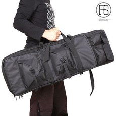 건캐리어 총가방 전술가방 군용장비 건 군용보관함 내구성 전동건 소총 빠른설정 휴대용 보관함 케이스 군인용품 제품, 5.정사각형가방 검정색(81x26x6)
