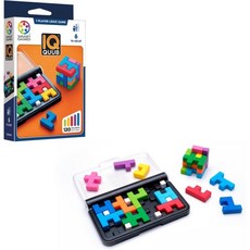 두뇌 회전 퍼즐 분리 난이도 높은 스마트게임즈 IQ Quub - 2-in-1 여행 로직 및 3D 큐브 빌드 게임 소프트 터치 피스 120가지 챌린지 용 STEM 브레인 티저 6, 두뇌 회전 퍼즐 분리 난이도 높은 스마트게임즈 IQ Q