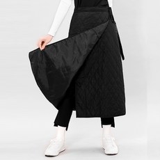 [체스골프-기획상품] 헨디스 여성골프 패딩 방한 랩스커트 골프방한스커트 여자골프패딩스커트 방풍스커트