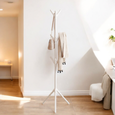 다루미 이동식 스탠드 행거 옷걸이, 화이트