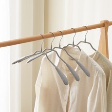 씨인크 여성용 논슬립 코팅 어깨뿔방지 옷걸이, 20개, 그레이