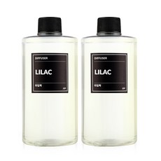 제이에스피 디퓨저 대용량 리필액, 라일락, 500ml, 2개