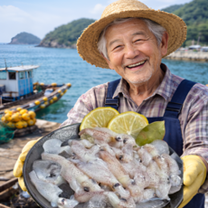 꼴뚜기 호래기 새벽 당일조업 산지직송, 1세트, 1.5kg