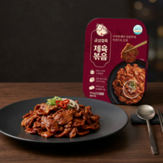 제육볶음 500g 깔끔한 단짠매운맛 간편한 밥도둑 반찬 밀키트 금상첨육 매운 앞다리살, 1개