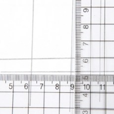 세모소 학생격자무늬눈금자 교과서줄긋기 수업중요문구 보이는투명 플라스틱 15CM 1개
