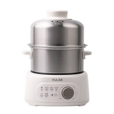 쿠랩 프리미엄 스텐 계란찜기, 2단