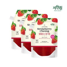 자연원 알룰로스 딸기청 500g x 3팩, 3개