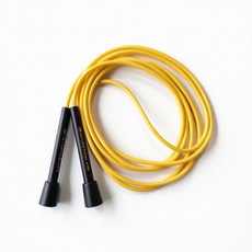 PVC 줄넘기 조절 가능 피트니스 운동용 엉킴 방지, 1개, 3.145g 6mm PVC 80 A 15℃ 옐로우