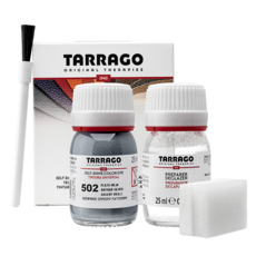 TARRAGO 塔洛革 皮革布料染色劑 金屬色系列 帆布鞋染色 帆布包染色 布料染色專用, 1個, 502