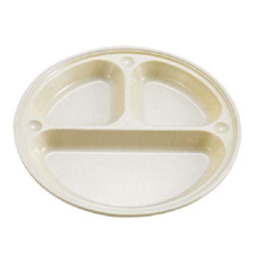 캡틴 스태그 (CAPTAIN STAG) 선상 마치 항균 칸막이 접시 21cm MP-65, 1개