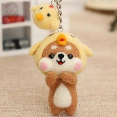 고매한 양털 펠트 인형만들기, 5양털펠트-병아리시바