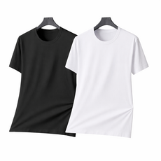 아이코닉 초경량 소프트 스판 반팔 티셔츠 기본 무지 이너 반팔티 2PACK