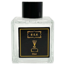 精油擴香 室內擴香瓶-方瓶款 擴香棒 室內擴香 芳香劑 香氛瓶 環境除臭 廁所除臭, 1個, 100ml, 桂花