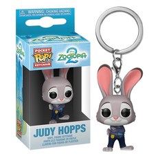 FUNKO POP 鑰匙圈 動物方城市 哈茱蒂 Zootopia 2 Judy Hopps 超萌行銷, 1個