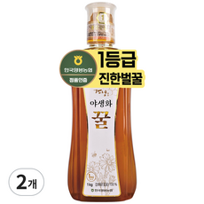 한국양봉농협 야생화 꿀, 2개, 1kg