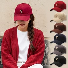 미다미 V데일리 남녀공용 단색 심플 남녀공용 볼캡 (6컬러)
