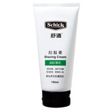 Schick 舒適 刮鬍膏 清新薄荷, 1個