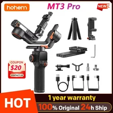 호헴 iSteady MT3 Pro AI 카메라 짐벌 스태빌라이저 2.5KG 하중 CCT RGB 필 라이트 터치 스크린 탑재 DSL, 01 MT3 Pro