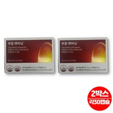 푸웅 푸응 푸잉 펫 팻 버닝 CLA 공액 리놀레산 리놀렌산 홍화씨 홍아씨 기름 오일 유 홍화유 30대 40대 50대 60대 중년 남성 여성 과체중 다이어트, 30정, 2개