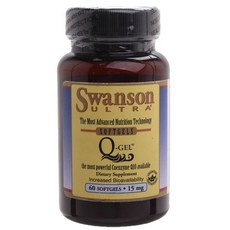 Swanson 斯旺森 Q-Gel 15 mg軟膠囊, 60入, 1個, 60顆