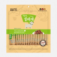펫더맨 짜먹는 강아지간식 설레개 15g, 치킨, 40개