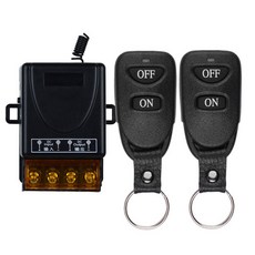 433Mhz DC 12V 24V 36V 48V 30A 릴레이 무선 원격 제어 스위치 RF 송신기 온수기 천장 조명에 대 한 켜기 끄기 버튼, [01] DC01A J027-2, 2) DC01A J027-2