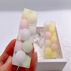 수제 구슬 비누만들기 키트 비누DIY 체험 재료세트 솝클레이 베이스, 1개