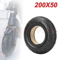 200x50 휠 교체 에어리스 타이어 전기 스쿠터용 폴리우레탄 발포 재료로 채워진 8인치 비공압, [01] soild tire