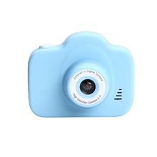 兒童mini相機 迷你兒童相機 兒童相機 輕巧便攜趣味濾鏡, 1個, 天空藍