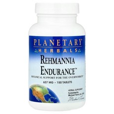 Planetary Herbals 지황 Endurance™ 150정 Herbals (플래니터리 허벌), Planetary Herbals 플래니터리 허벌 지황, 1개