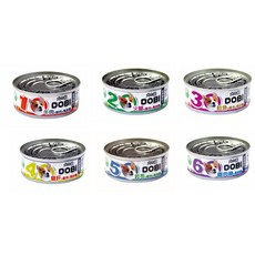 多比狗罐80g 多口味選擇 方便攜帶 吉妮斯 吉福 生活日記 貓丸家, 1個, 現有口味隨機出貨 (一箱/24罐)