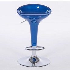 現代簡約不銹鋼升降吧椅, 1個, 天藍【電鍍配件 三級氣桿】