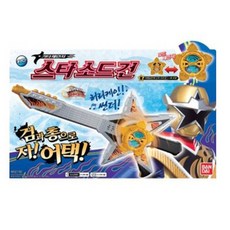 반다이 파워레인저닌자포스 기타체인저 스타소드건, 혼합 색상, 1개