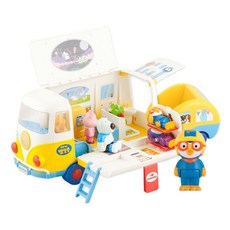 뽀로로 렛츠고 캠핑카 장난감 자동차, 혼합 색상, 1개