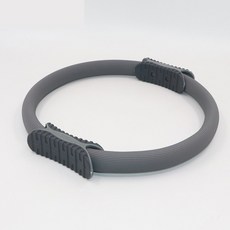 台灣現貨普拉提斯圈 加厚防滑健身圈 EVA泡棉瑜珈輔助圈, 普拉提斯圈, 1個, 灰色