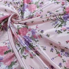 실크원단 프린트 시뮬레이션 실크 새틴 원단 기모노 DIY 바느질 꽃 가정 가구 장식 재료 천 200x150cm, 8) 8  200x150cm, 1개