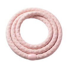 무게감 있는 피트니스 후프 복근 운동용 원형 후프 남녀 공용 헬스장용 조용하고 통기성 좋은 운동용 스포츠, 아이스 실크 금속 코일, 2kg 핑크