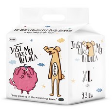 2025New 오로라 러버스핏 팬티기저귀 특대 (9-13kg) 22매x1팩, 특대형(XL), 22매