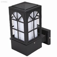 LED 사각 윈도우 문주등 100x100xH210 E26 블랙 야외인테리어조명 외등교체, 상세페이지 기재