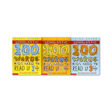 Scholastic 100 Words Kids Need to Read by Grade 1-3 Set