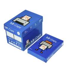 미스터카피 복사용지 A4-75g 1BOX 2 500매, 5권