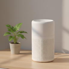 원룸 소형 미니 공기청정기 거실 사무실 음이온, 화이트