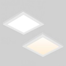 비츠온 엣지 사각 LED 직부등 센서등 8인치 10인치 20W 주광 주백, 엣지 사각 LED 직부등 20W, 6500K주광색(하얀빛)