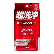 Mens Biore 맨즈비오레 바디시트 초세정 타입 26매